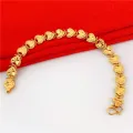 Snatching for brass fashionable women's gold-plated Vietnamese sand gold bracelets, explosive event. 