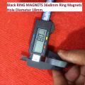 36x8mm Black RING MAGNETS 36x8mm Ring Magnets Hole Diameter 18mm  Multipurpose Permanent Round Ring Magnet Permanent Magnet. 