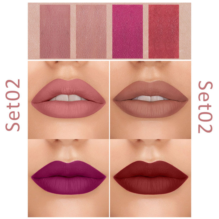 1/4Pcs%20Makeup%20Lipstick%20Korean%20Cosmetics%20Lipstick%20Set%20Lip%20Tint%20Lip%20Gloss%20Waterproof%20Maquillaje%20Matte%20Long%20Lasting%20Make%20Up%20-%20Image%206