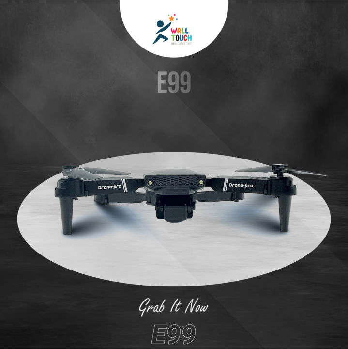 E99 Drone 4K HD Dual Camera Optical Flow Auto Hovering Folding Drone RC Quadcopter Double Battery Easy to Use and Maintain