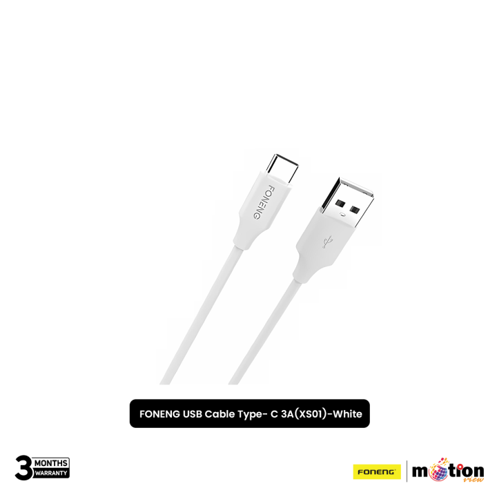 FONENG USB Cable Type- C 3A(XS01)-White