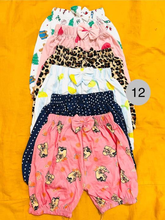 Girls%20Half%20Pant%206%20Pieces%20Combo%20By%20Any%20Color,%20Tai%20pant,%20Multi%20Color%20,%20Girls%20Bow%20pants%20-%20Image%202