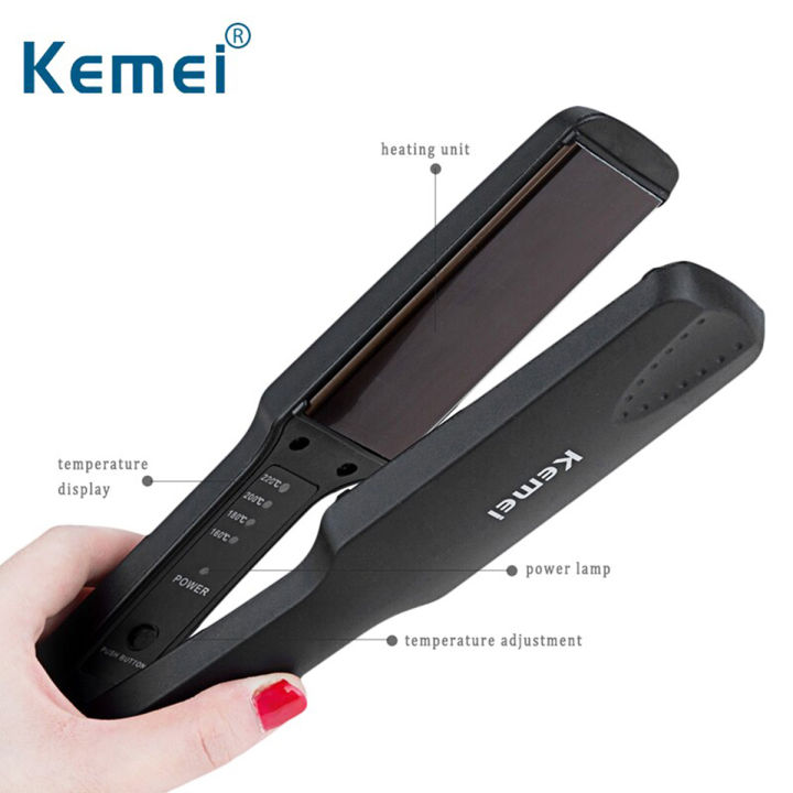 Kemei%20KM-329%20Ceramic%20Professional%20Electric%20Hair%20Straightener%20-%20Image%204