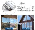 Window Tint One Way Privacy Window Film Anti-UV Heat Control Reflective Daytime Privacy Protection Glass Film for Home Office with Free Tools.