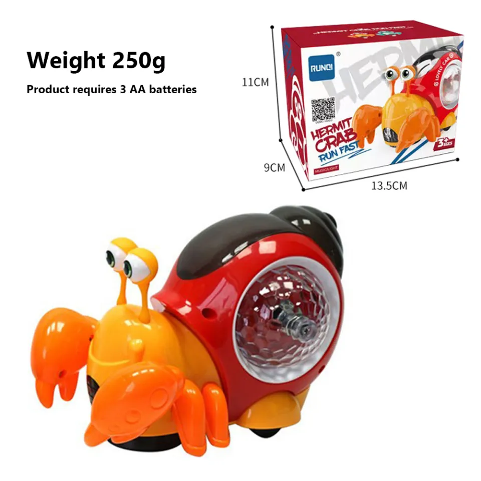 Snail toys 阿志 Magic trick Electric Snail Toy Universal Shaking Head Snail With Music Light