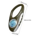 Multifunctional Barometer Altimeter Thermometer with Backlight Display Digital Altitude Monitor Weather Forecast Pedometer for Climbing Camping Sports.