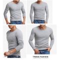 Winter New Men Keep Warm Thermal Underwear Casual Solid Color Men's Winter Thermo Undershirt Thick Thermo Long Sleeve Top Shirt. 
