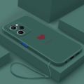 Realme Note 50 2024 note50 Luxury Cute Love Heart Casing Matte Liquid Silicon Back TPU Soft Case Cover. 