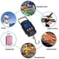 New Digital Portable Weight Scale 50 Kg LCD Screen Display with Blue Background Light- Black - Weight Machine.