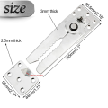 12X Sectional Sofa Connection with Snap Lock, Couch Clips Furniture Connector, Snap Connector Fastening.
