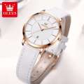 Celebrity endorsement of Olysys brand hot selling thin waterproof couple quartz watch, men's watch. 