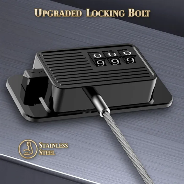 Fridge%20Lock,%20Refrigerator%20Lock,%20Keyless%20One-Click%20Access,%20Customizable%20Password,%20Child%20Safety%20Combination%20Lock%20Black%20Easy%20to%20Use%20-%20Image%205