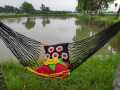 Hand Made Dulna Adult Rope bed Hanging Dulna Use For All People Large Swing Rope bed Rattan Dulna.