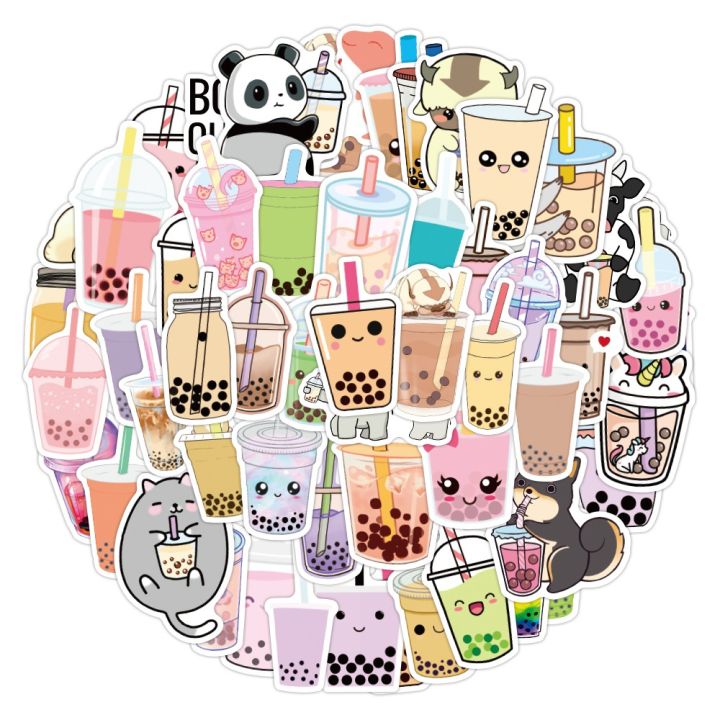 50pcs%20Cute%20Boba%20Sticker%20Kawaii%20Bubble%20Tea%20Sticker%20Waterproof%20Vinyl%20Water%20Bottle%20Sticker%20Laptop%20Sticker%20Stationery%20-%20Image%205