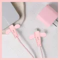 2 Pcs Little Angel Data Cable Connector Protective Cover anti-Breaking Elastic Charger Cable Saver for Data Charging Cables safety. 
