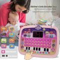 Kids Tablet Toddler Learning Pad with LED Screen Teach Alphabet Numbers Word Music Math Early Development Interactive Electronic Toy for Boys & Girls 3 Years+. 