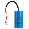 Run Start Capacitor CD60 Motor with Wire Lead 250VAC 600uF 50/60Hz for Air Compressor.