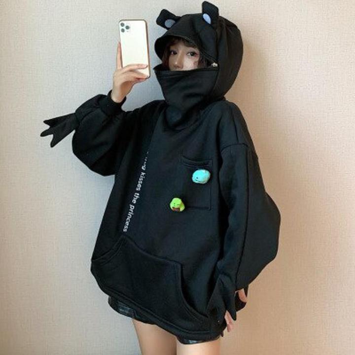 Frog Sweatshirt Men Women Over size Autistic Hoodies Harajuku Top