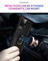 Vantime for Samsung Galaxy S22 Ultra 5G Hard Case Hybrid Cover Stand Holder Casing. 