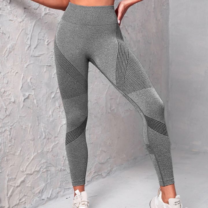 Spring%20Autumn%20High%20Waisted%20Pants%20Women%20Leggings%20Yoga%20Sport%20Ribbed%20Pants%20Seamless%202023%20-%20Image%203