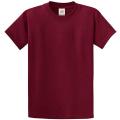 Round Neck Cotton T-shirt for Men - Maroon. 