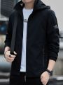 New Men's Trendy Youth Hooded Jacket Korean Style Leisure Windproof Spring and Autumn Tops Men's Casual Jacket.