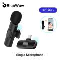 K8 Wireless Microphone Professional Type-C K8 Wireless Lavalier Microphone Upgraded Plug-Play Auto-Syncs Mic For Vlogs Interview Youtubers Wireless Microphone. 