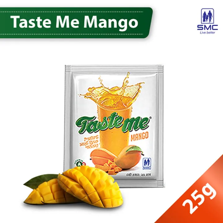 Taste Me Mango Flavor Drink 25gm Sachet (20pcs Per Dispenser)