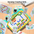 HelloKimi Kids Learning Toys Magnetic Drawing Board Doodle Board Kids Educational Toy Creative Parent-child Interactive Games Toy with Magnetic Pen and Learning Cards for Boys Girls 3 4 5 6 Years Old.