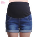 Summer Maternity Denim Shorts Slimming outside Wear Maternity Belly Support Pants Stretch Maternity Clothes Maternity Pants Cross-Border Spot. 