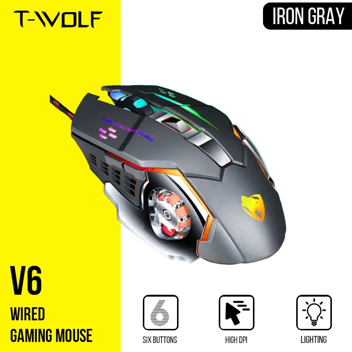 Gaming%20Mouse%20Metallic%20Silver%20TWOLF%20V6%20IRON%20GRAY%20RGB%20Lighting%20Wired%20DPI%20Mouse%20Mechanical%20RGB%20Mouse%20OTG%20Mobile%20Tablet%20Computer%20Mice%20Laptop%20Desktop%20-%20Image%202