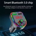 Multifunctional 3.1A USB Car Charger Bluetooth Fm Transmitter Hands-free Mp3. 