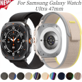 Official No Gap Nylon Trail Loop Strap For Samsung Galaxy Watch Ultra 47mm Bracelet Wristband For Samsung Watch Ultra 47mm Belt.