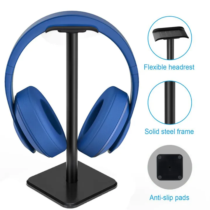 New%20Bee%20Headphone%20Stand%20Table%20Headset%20Holder%20Classic%20Earphone%20Stand%20with%20Aluminum%20Support%20Bar%20Headrest%20-%20Image%204