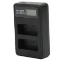 5V USB Dual Battery Charger for Fujifilm XS10 XT3 XT30 XT20 XT10 XT2 XA7 XE4 XA5 XT200 XT100 X100V X100F Camera Battery. 