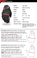 Ones Again Ventilated Touch Screen Full-Finger Motorcycle Gloves – Breathable, Wear-Resistant, TPU Shell Protection (Spring/Summer/Fall) 1 Pair. 