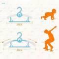 5 Pieces Kids Clothes Hangers Space Saving Laundry Infant Pant Hanger Windproof Extendable Baby Hangers for Closet Baby Boys Girls Toddlers. 
