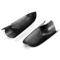 Side Wing Rearview Mirror Cover Cap for Renault Megane 2 02-09 Carbon. 