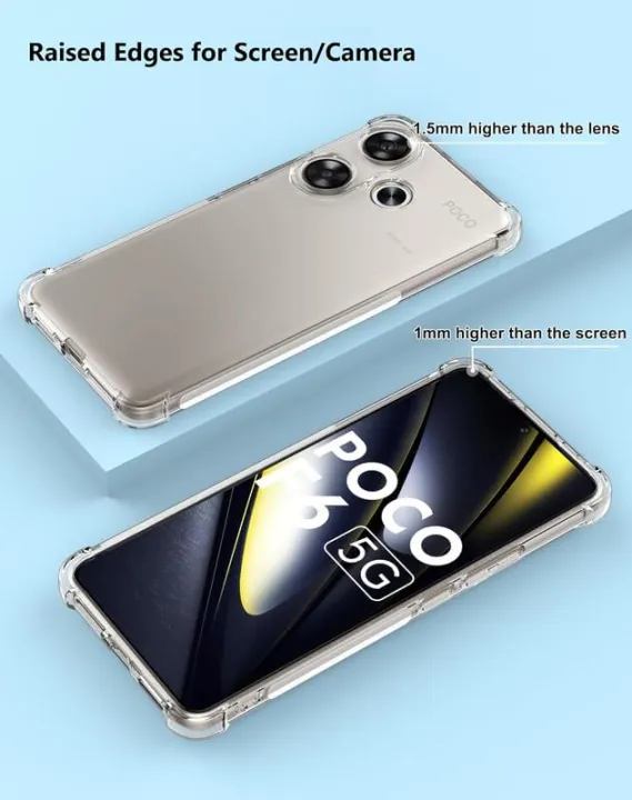 Xiaomi%20Poco%20F6%205G/Redmi%20Turbo%203%205G%20Premium%20Silicone%20Case%20Crystal%20Clear%20Soft%20TPU%20Ultra-Thin%20Transparent%20Flexible%20Protective%20Mobile%20Phone%20Back%20Cover%20-%20Image%203