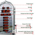 Prayer Clock Prayer Alarm Clock Supports Bluetooth Digital Perpetual Calendar Azan Clock 4008 Digital Automatic Islamic Azan. 