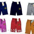 1-4 years 4 Piece Boys Half Pants Random Color Kids Cotton Half Pant Boys Regular Use Short Pant.