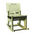Wooden Desktop Chair Calendar 2023, Wooden Block Six Pic Plate Calendar,New Years Gifts for Frindes INTE-5603.