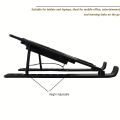 Height Adjustable Tablet & Laptop Stand With Cooling Blue Light, Ergonomic Design For Neck Comfort, Portable Support For Live Streaming, Study, And Office Use, Highquality Materials, Tablet Holder Stand. 