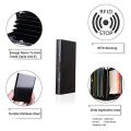 Metal Card Holder Wallet,Ultra Thin Stainless Steel Metal Wallets RFID Blocking Credit Card Wallet Holder,Black. 