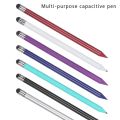 2 in 1 Multifunction Fine Point Thin Tip Capacitive Stylus Touch Screen Pen for Smart Phone Tablet and pointed end is used for resistive screens, game consoles, navigation, etc.