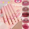 5 Pcs Set Matte Velvet Fog Surface Portable Cute Bear Lip Glaze Set Long Lasting Lip Gloss Waterproof Non-stick Cup Lipstick Lip Makeup Cosmetic. 