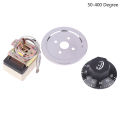 Temperature Controller Water Heater 250V AC 16A 30-85°/50-400° Oven Temperature Control Switch Thermostat Adjust Knob. 