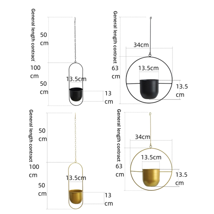 Hanging%20Planter%20Pot%20Baskets%20Minimalist%20Plant%20Pot%20Container%20Metal%20Hanging%20Flower%20Pots%20for%20Indoor%20Outdoor%20Garden%20Black-B%20Easy%20Install%20-%20Image%205