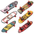 Finger Skateboard Tiny Stunt Metal Bracket Bearing Wheel Lightweight Finger Skating Toys Durable Portable Finger Toys Kids Gifts. 