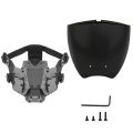 Cyberpunk Cosplay Mask Party Prop Airsoft Paintball CS Wargame Sports Mask Double Sided Anti-fog Lens Protective Gear. 